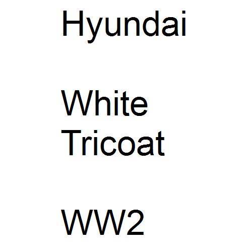 Hyundai, White Tricoat, WW2.